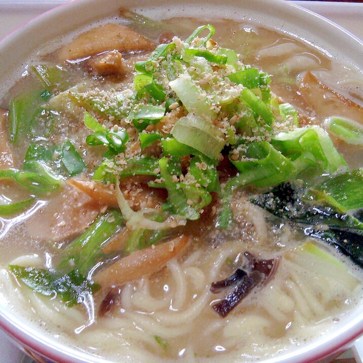 お野菜沢山！！マルタイ　熊本とんこつラーメン